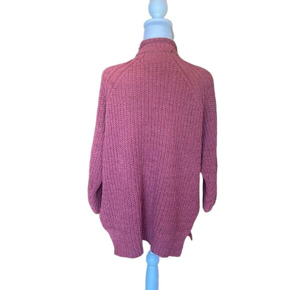 POL Knit Cardigan Open Front Sweater With Pockets Womens Size Small Blush Pink - Picture 4 of 12